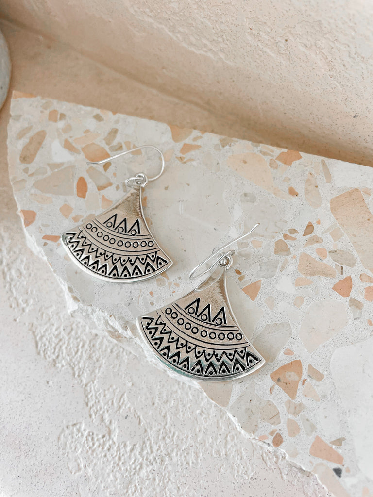 Mahiya Jewellery Zarli Silver earrings