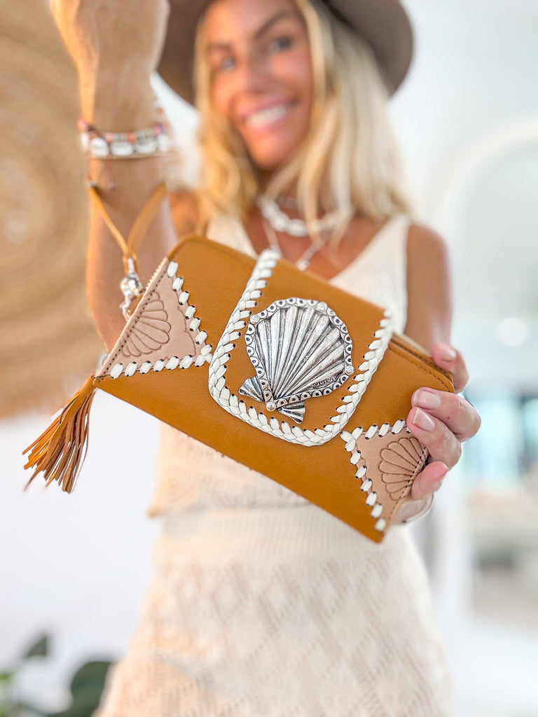 Mahiya Wallets & Clutches Sea Shells Purse