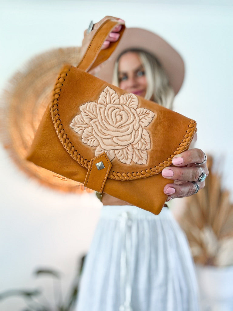 Mahiya Wallets & Clutches Dahlia Rose Purse